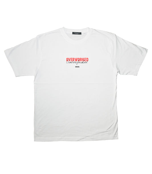 Overworked underfucked tee