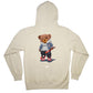 Bear with bat hoodie