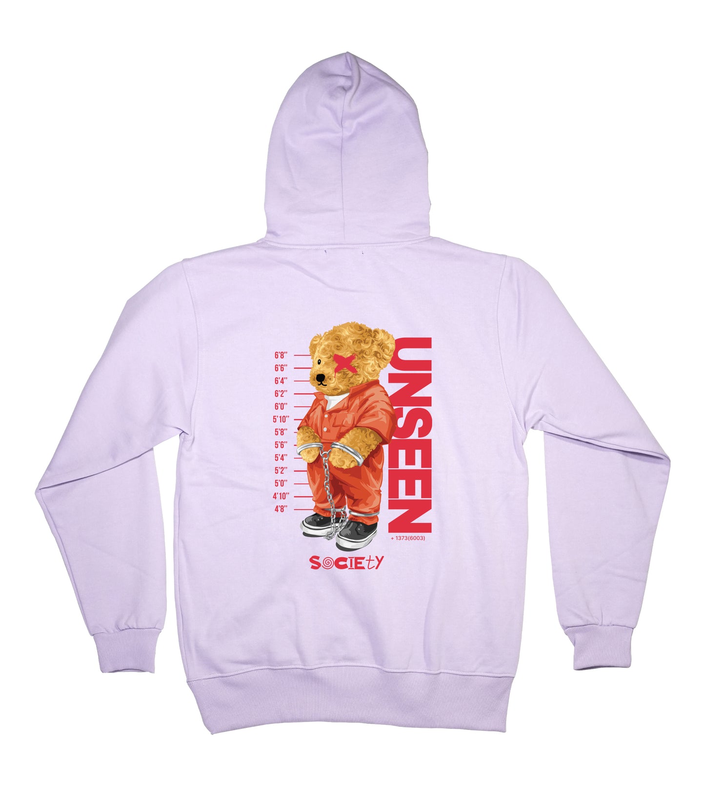 Cuffed bear hoodie