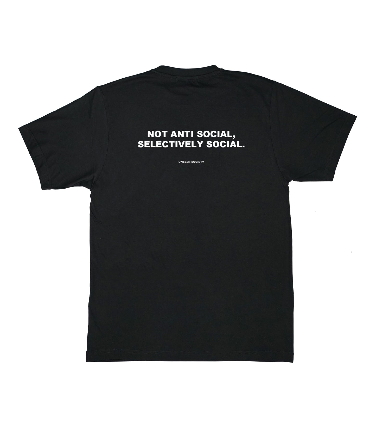 Not anti social quote tee