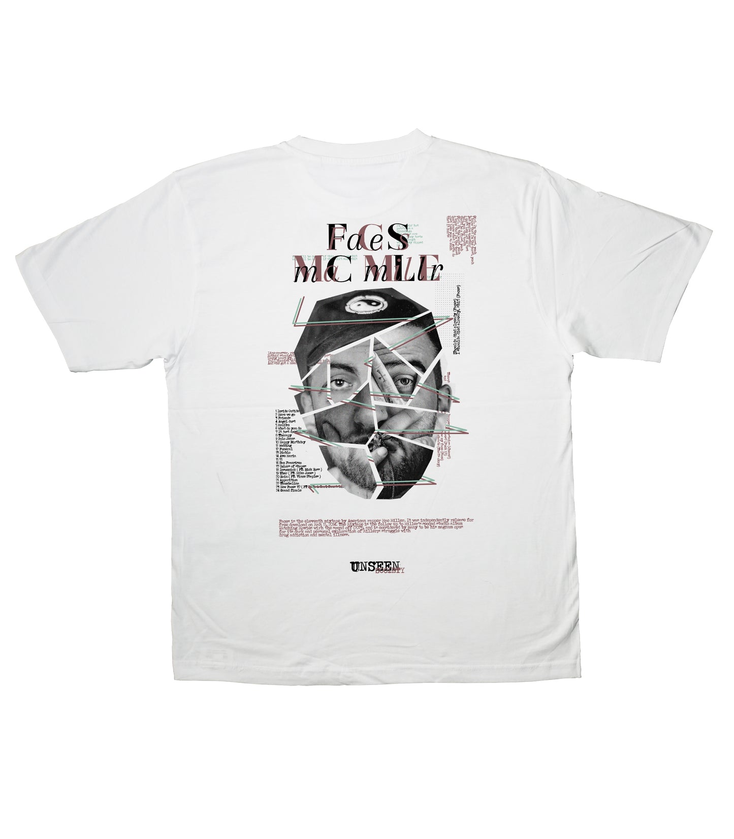 Mac Miller faces tee