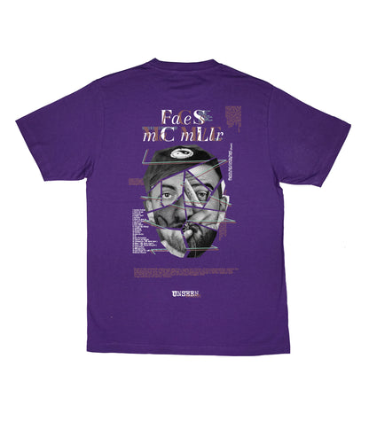 Mac Miller faces tee