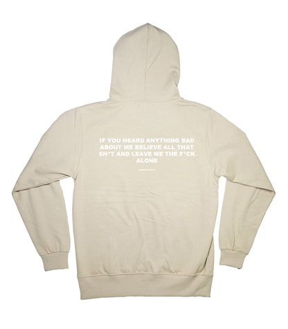 Leave me alone quote hoodie