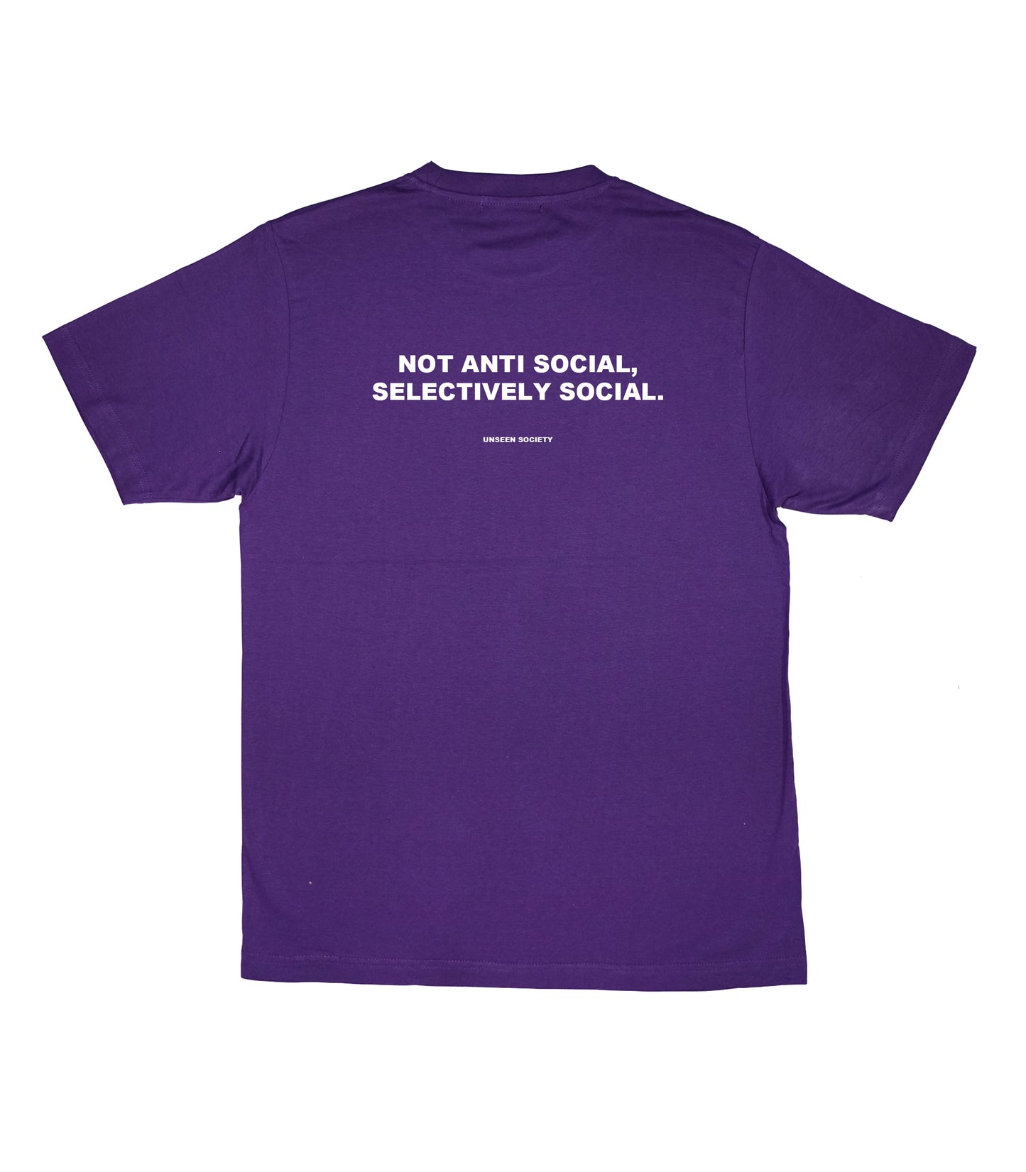 Not anti social quote tee