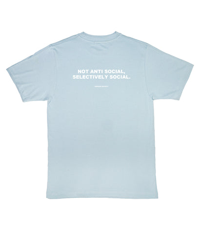 Not anti social quote tee